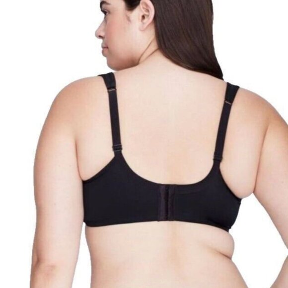 Cacique Bra Smooth Balconette Underwire Plus Size 44H Black Lane Bryant - Picture 4 of 9